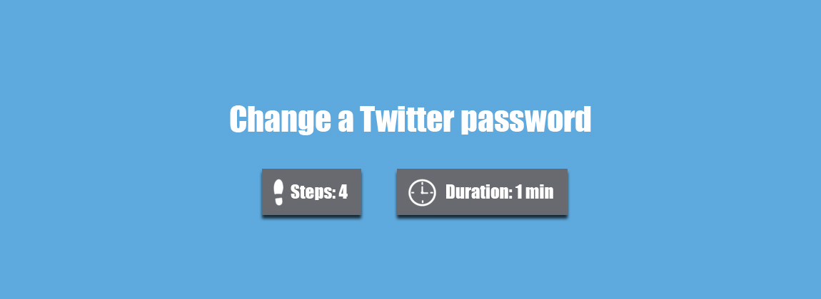 How to change a Twitter password? - PasswordPit